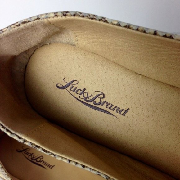 NWOT Lucky Brand Leather Ballet Flats - Picture 5 of 9